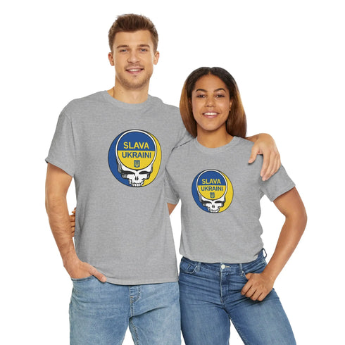 Grateful Dead - Slava Ukraini Stealie Grateful Dead T-Shirt - StealieShop
